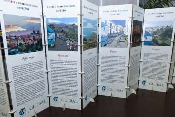 La fiesta aniversario de Global se celebró este miércoles en el Cabildo grancanario (Foto TA)